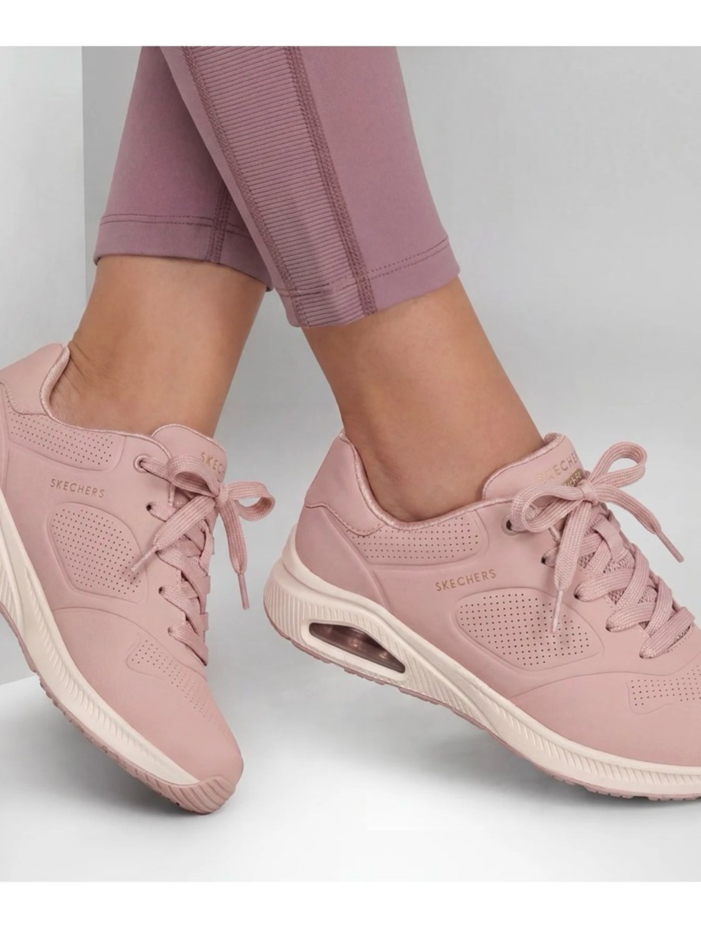 Skechers Women's Blush Pink Athletic Sneakers